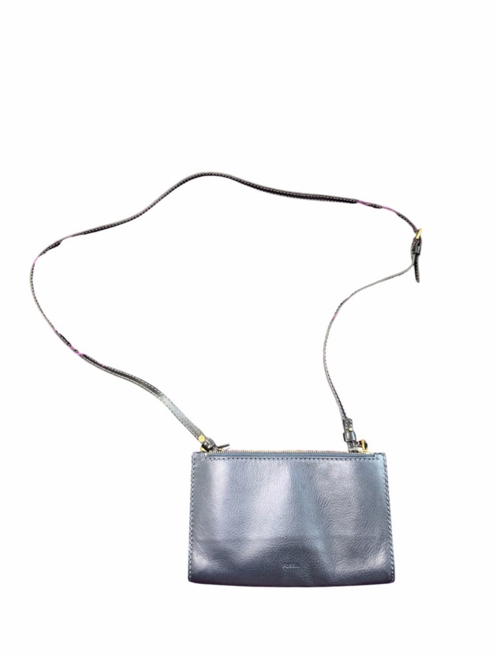 Fossil navy Double-Zip Crossbody Bag